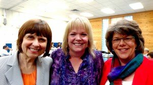 Rep. Yvonne Selcer, HD48B Candidate Joan Howe-Pullis, SD48 Candidate Laurie McKendry