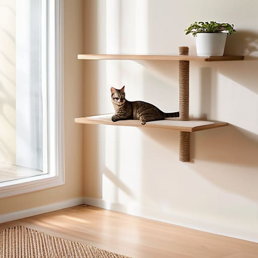 Maximizing small apartment space for cats without breaking the bank.