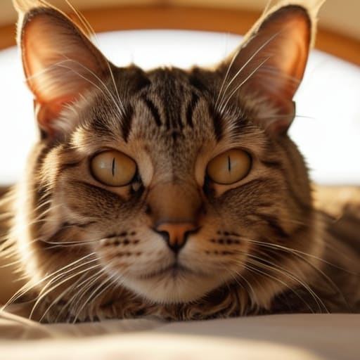 The Reality of the Golden Years: Senior cat.
