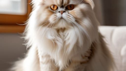 How to groom a long haired cat.