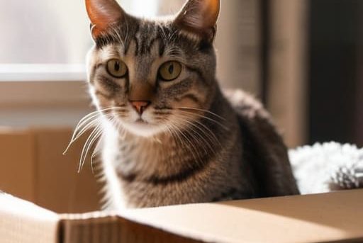 How to help a cat adjust to a move.