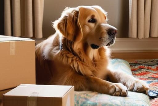Tips on how to move house with pets.