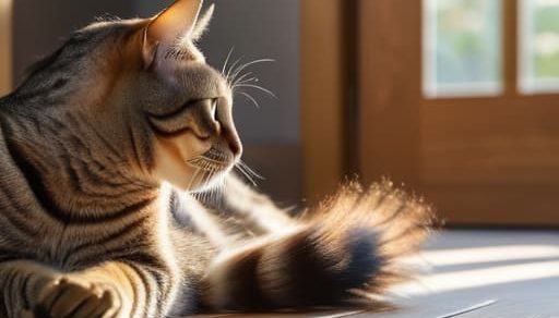 How to read cat body language: tail.