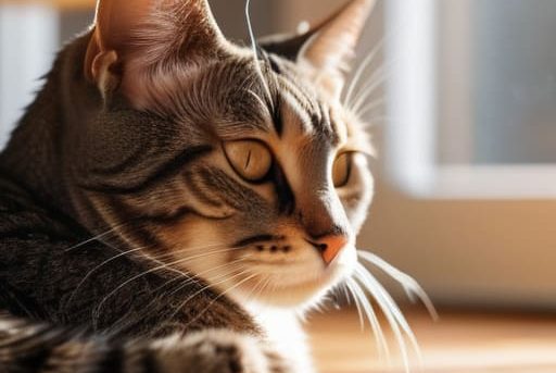 Learning how to worm a cat indoors.